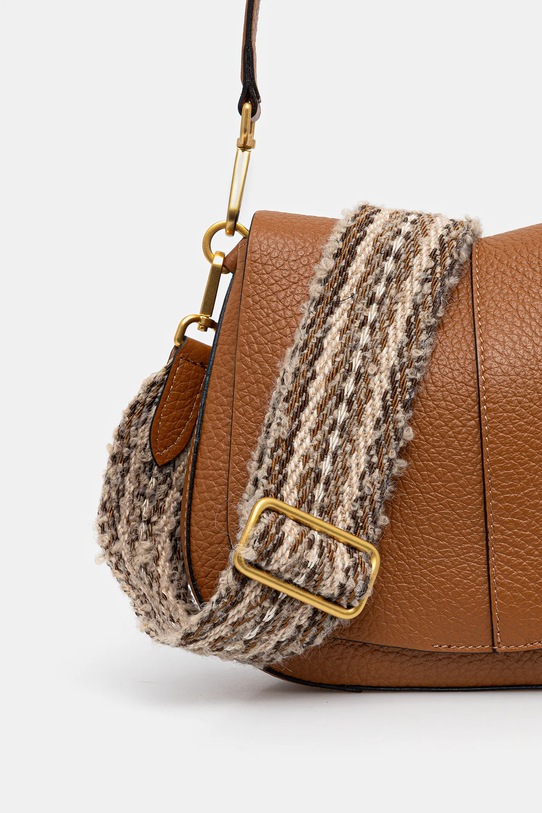 Gianni Chiarini poșetă de piele HELENA ROUND maro BS.11086.TKL