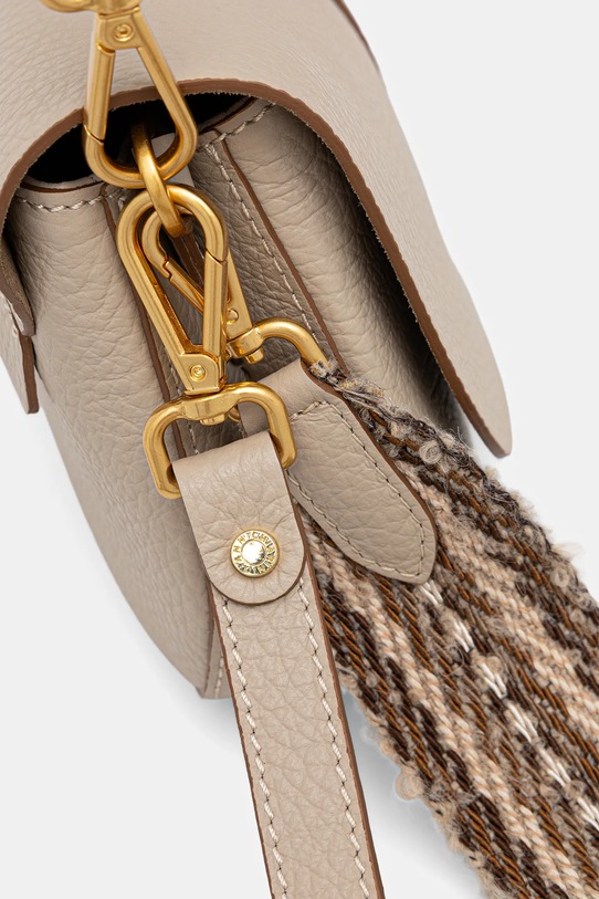 Gianni Chiarini torebka skórzana HELENA ROUND beżowy BS.11088.TKL