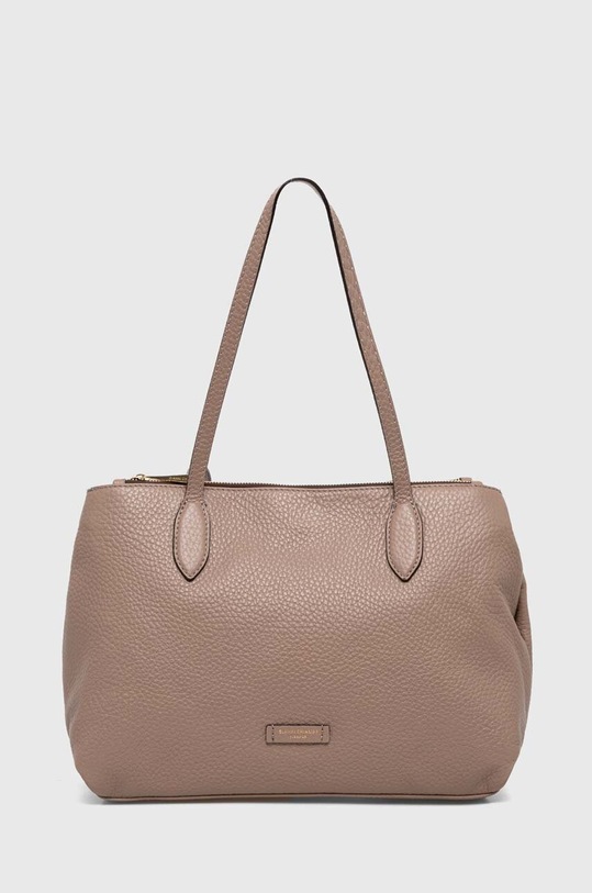 Kožna torba Gianni Chiarini MARA bez uzorka smeđa BS.10750.TKL