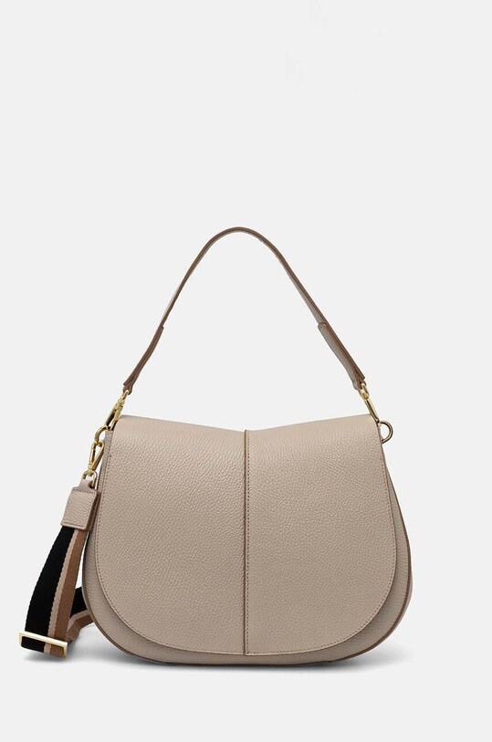 Kožna torba Gianni Chiarini HELENA ROUND bez uzorka bež BS.6037/COMM.GRN