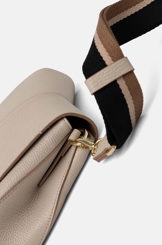 Kožna torba Gianni Chiarini HELENA ROUND bež BS.6037/COMM.GRN