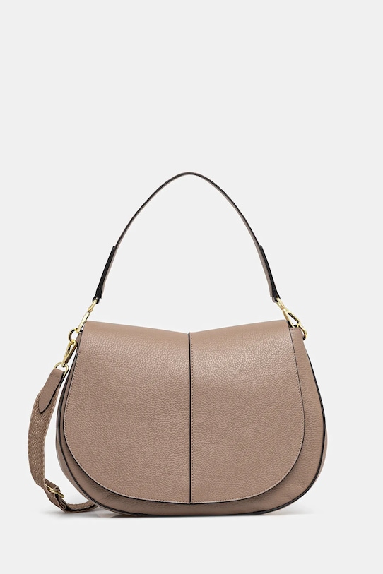 Gianni Chiarini poșetă de piele HELENA ROUND uni bej BS.6037/COMM.GRN