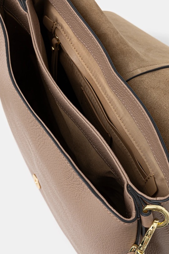 Gianni Chiarini poșetă de piele HELENA ROUND BS.6037/COMM.GRN bej