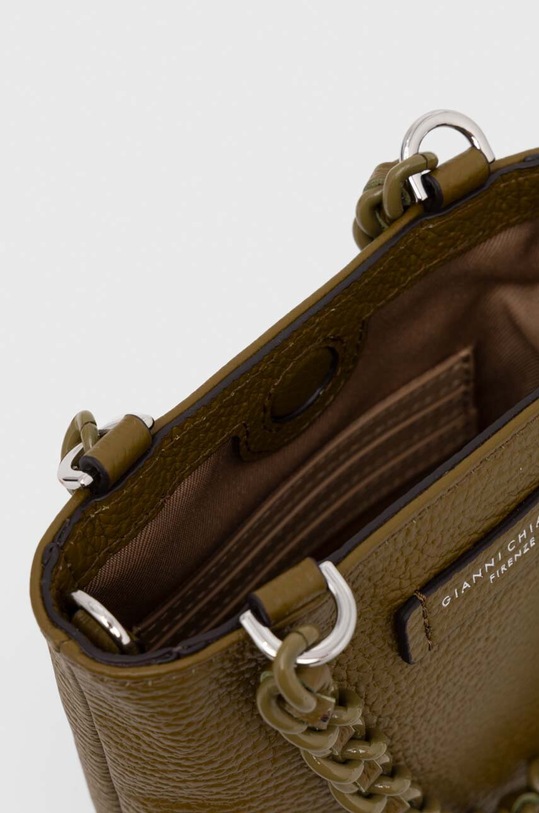 Kožená kabelka Gianni Chiarini CAMILLA zelená BS.9590/COMM.GRN