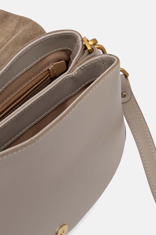 Δερμάτινη τσάντα Gianni Chiarini HELENA ROUND μπεζ BS.6766.PRCK