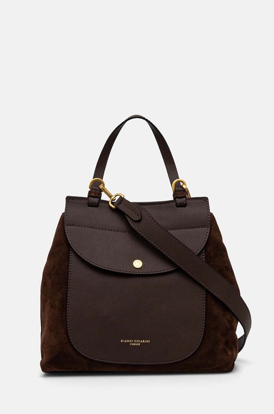 Αξεσουάρ Τσάντα σουέτ Gianni Chiarini MARLENE BS.11160.CM.PL καφέ