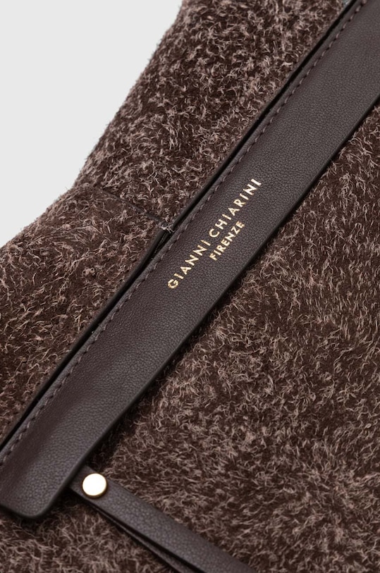 Gianni Chiarini velúr táska HELENA ROUND barna BS.11178.LDN.PL