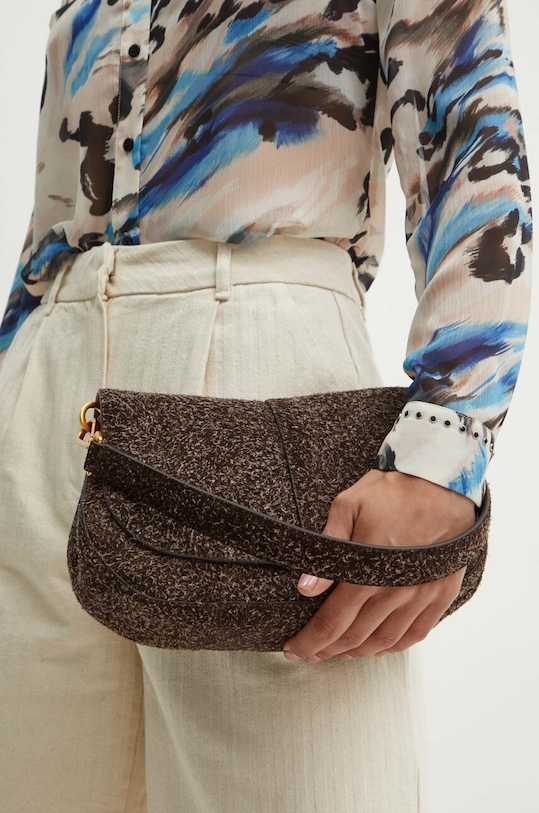 Gianni Chiarini velúr táska HELENA ROUND BS.11178.LDN.PL