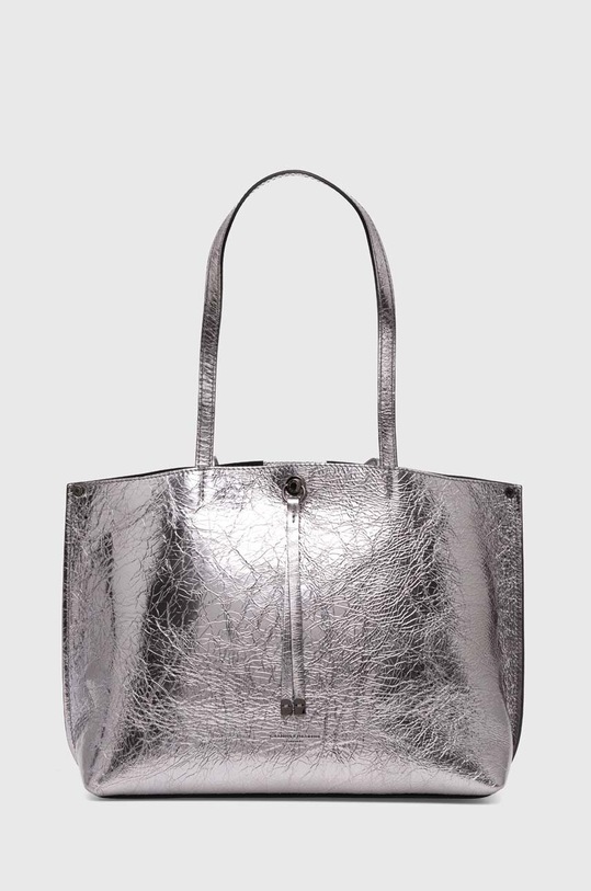 Gianni Chiarini torebka skórzana EGLE skóra licowa srebrny BS.11095.ARAMIS