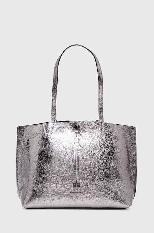 Gianni Chiarini bőr táska EGLE nappa bőr ezüst BS.11095.ARAMIS