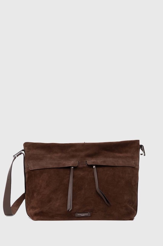 Велурена чанта Gianni Chiarini ANDREA велур кафяв BS.11075.CM.PL