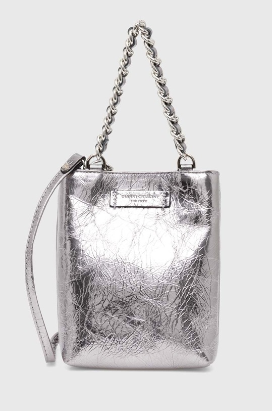 Gianni Chiarini bőr táska CAMILLA lakkbőr ezüst BS.9590.ARAMIS