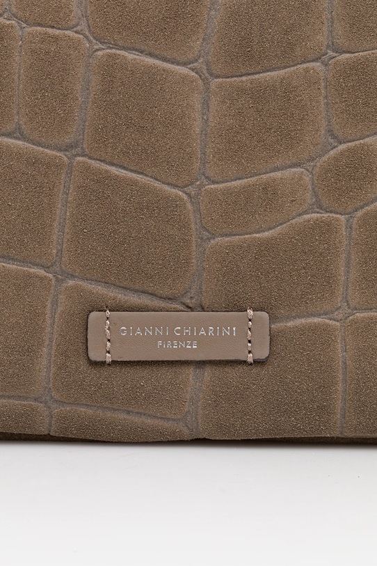 Akcesoria Gianni Chiarini torebka zamszowa NORA POUCH BS.10225.CM.PL zielony