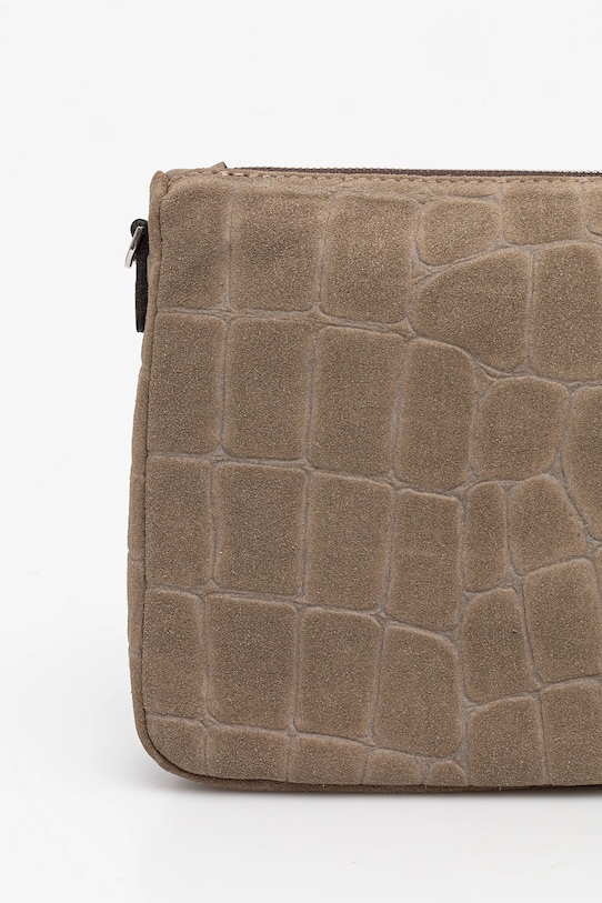 Τσάντα σουέτ Gianni Chiarini NORA POUCH πράσινο BS.10225.CM.PL