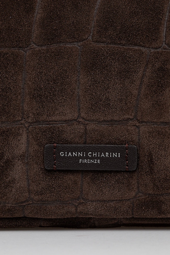 Τσάντα σουέτ Gianni Chiarini NORA POUCH καφέ BS.10225.CM.PL