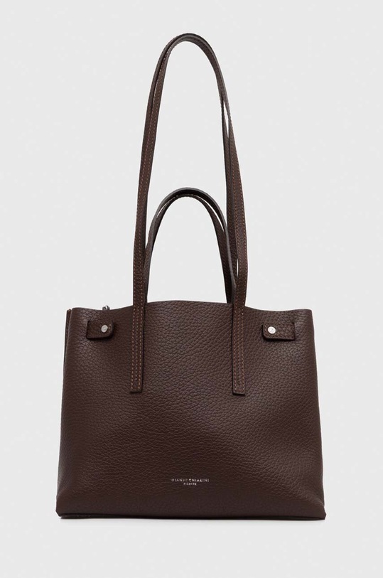 Gianni Chiarini torebka skórzana ALTEA skóra licowa brązowy BS.10966.RNGDBL