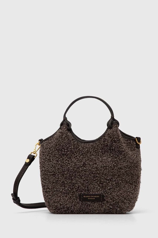 Gianni Chiarini velúr táska DUA velúr bőr barna BS.11108.LDN.PL