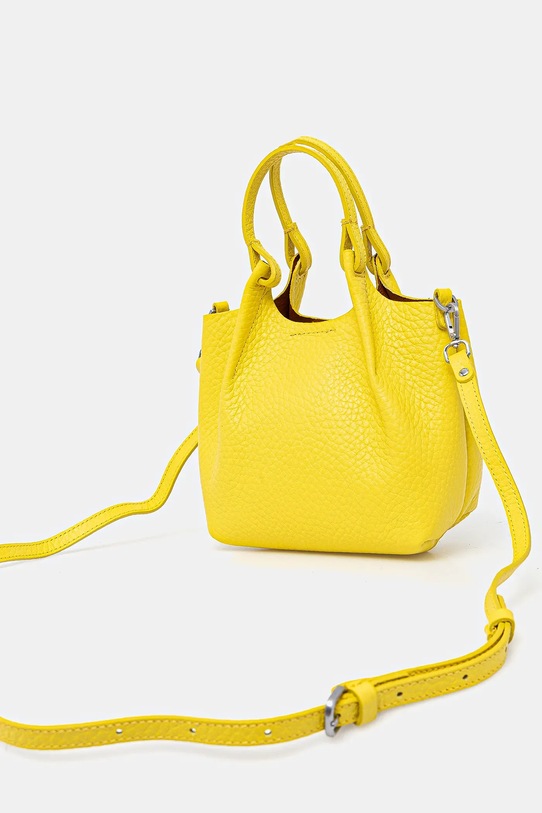 Kiegészítők Gianni Chiarini bőr táska DUA BS.9718.RNGDBL sárga