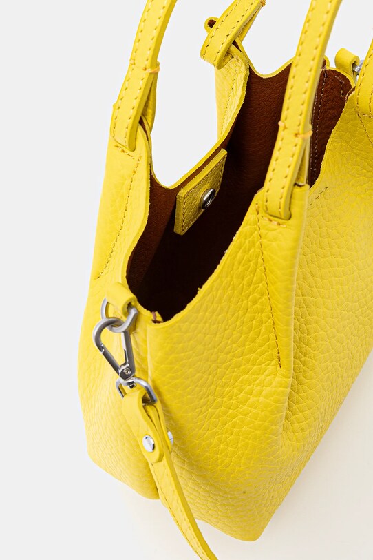 Gianni Chiarini poseta de piele DUA BS.9718.RNGDBL galben