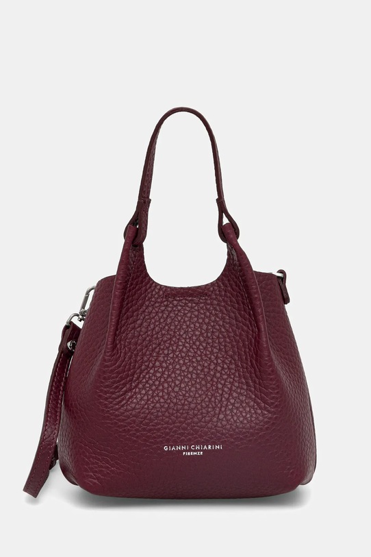 Gianni Chiarini poșetă de piele DUA uni burgundia BS.9718.RNGDBL