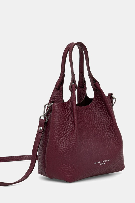 Gianni Chiarini poșetă de piele DUA BS.9718.RNGDBL burgundia AA00