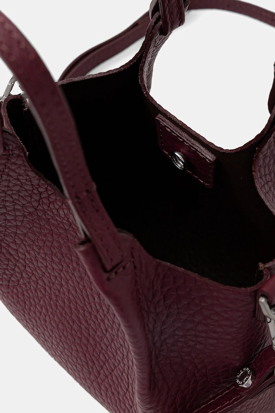 Gianni Chiarini poșetă de piele DUA burgundia BS.9718.RNGDBL