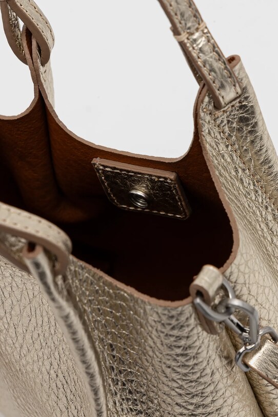 Gianni Chiarini poseta de piele DUA BS.9718.RNGDBL aur