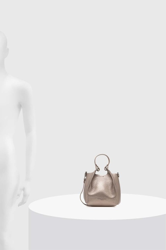 Kožna torba Gianni Chiarini DUA BS.9718.RNGDBL srebrna