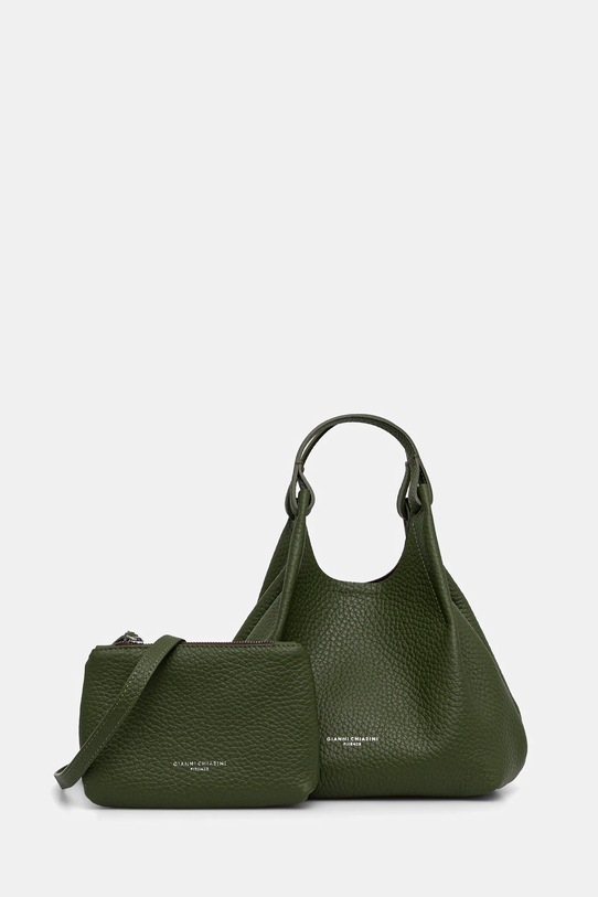Gianni Chiarini poșetă de piele DUA uni verde BS.9719.RNGDBL