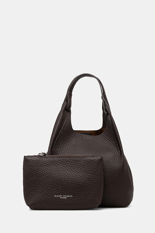 Gianni Chiarini poșetă de piele DUA uni maro BS.9719.RNGDBL