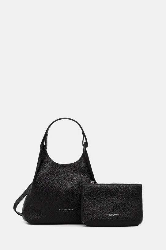 Gianni Chiarini torebka skórzana DUA skóra licowa czarny BS.9719.RNGDBL