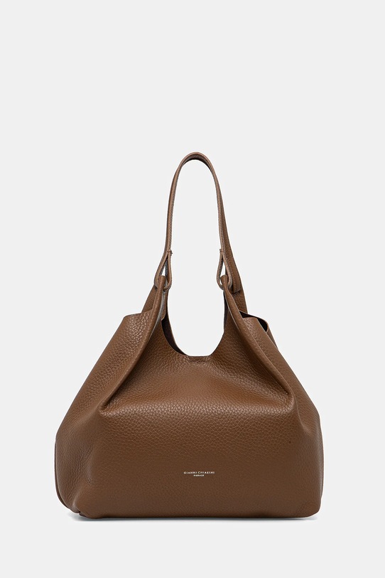 Gianni Chiarini torebka skórzana DUA skóra licowa brązowy BS.9720.RNGDBL