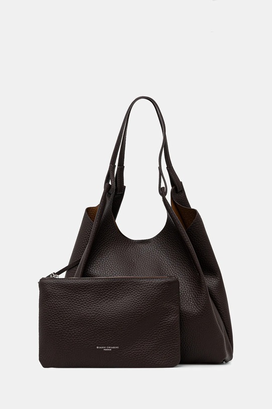 Gianni Chiarini torebka skórzana DUA skóra licowa brązowy BS.9720.RNGDBL