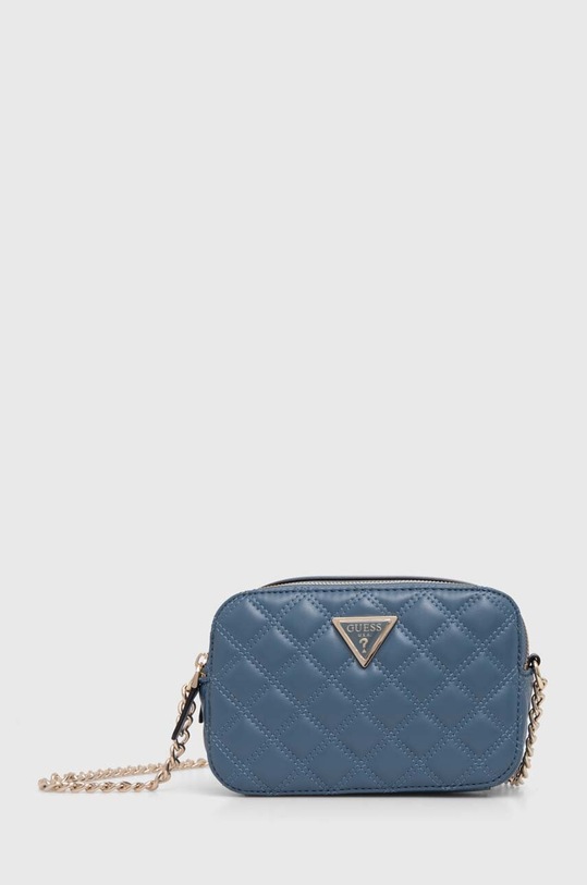 Kabelka Guess GIULLY hladký modrá HWQG87.48140