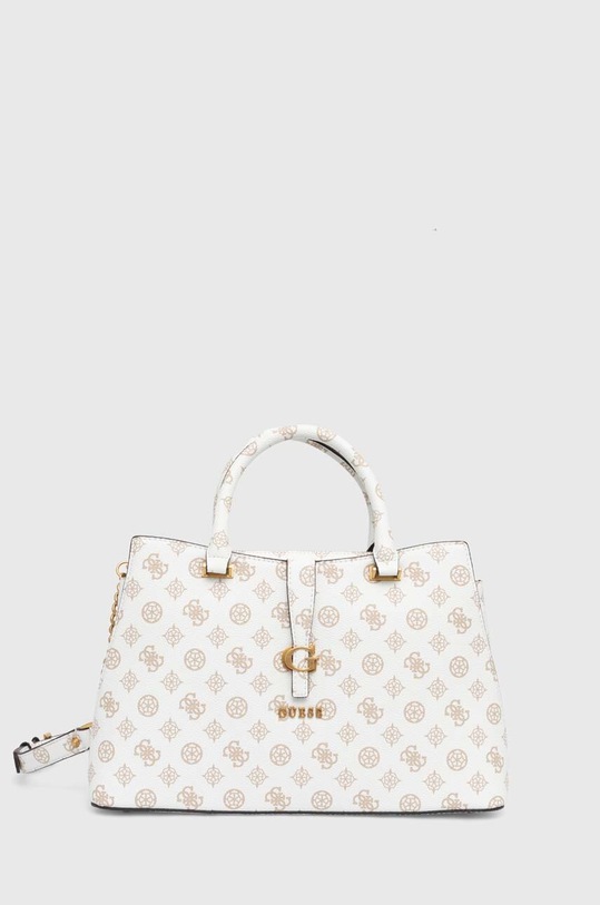 Torba Guess KUBA imitacija zrnate kože bijela HWPA93.29060