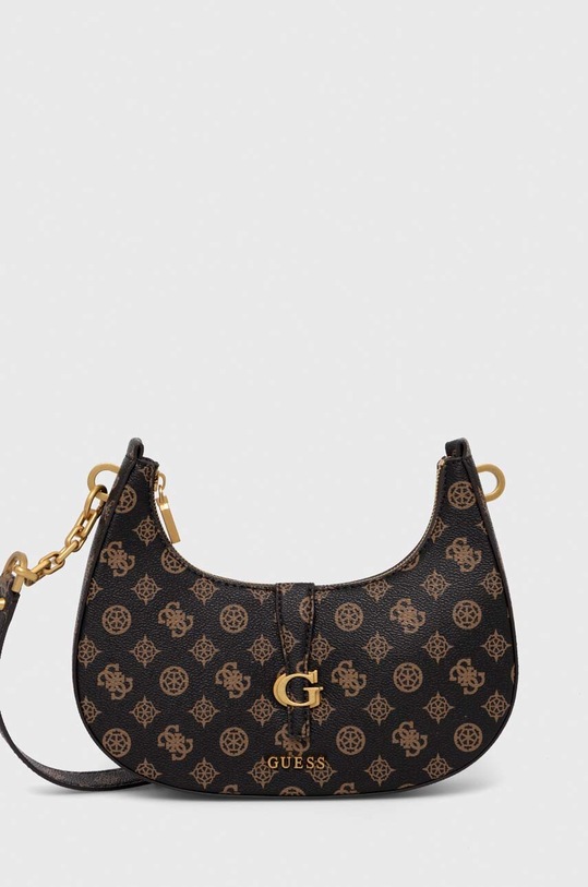 Guess torebka KUBA nie mieści A4 brązowy HWPA93.29180