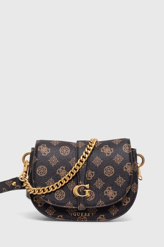 Guess torebka KUBA nie mieści A4 brązowy HWPA93.29780