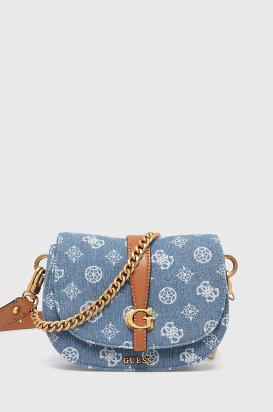 Kabelka Guess KUBA vzorovaný modrá HWPD93.29780