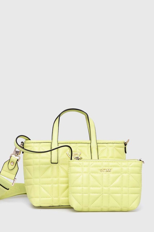 Τσάντα Guess LATONA συνθετικό πράσινο HWQG92.11750