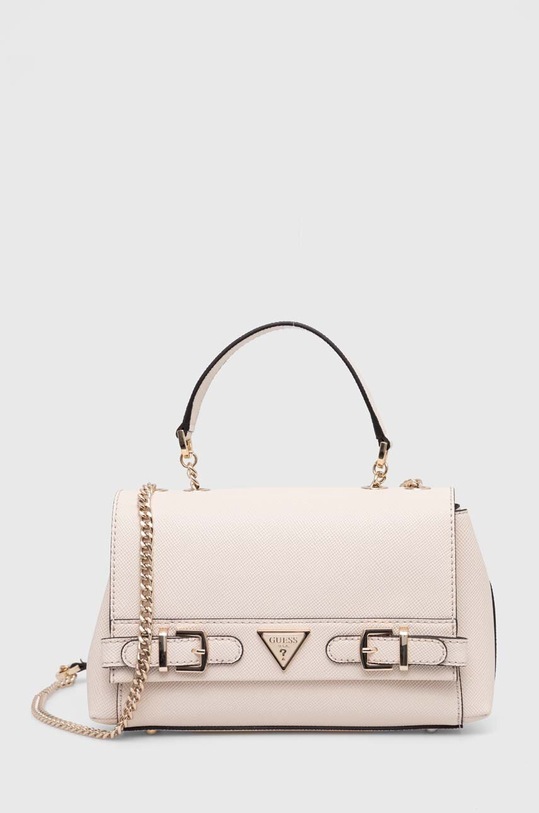 Τσάντα Guess LEVANTE απομίμηση λείου δέρματος ροζ HWVG93.40210