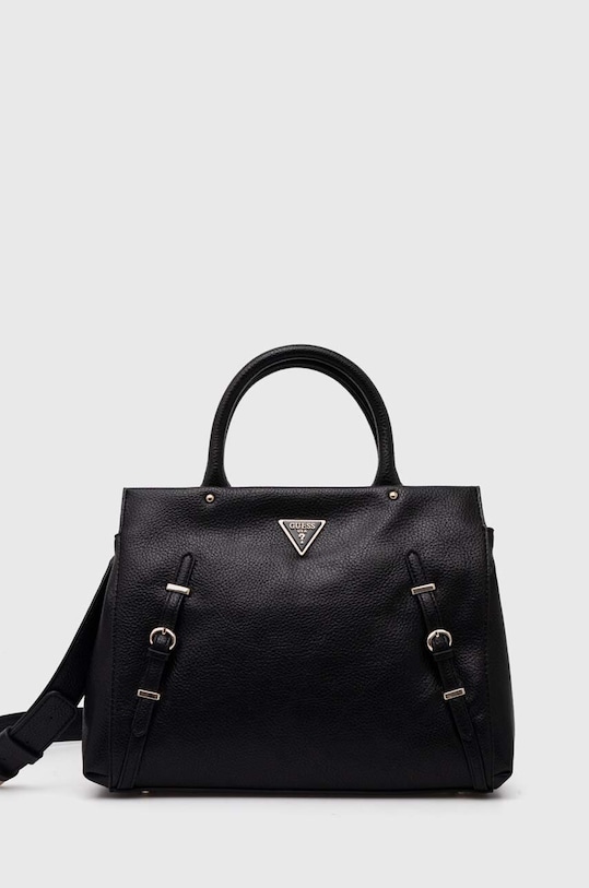 Τσάντα Guess LEVIA απομίμηση λείου δέρματος μαύρο HWBS85.01060