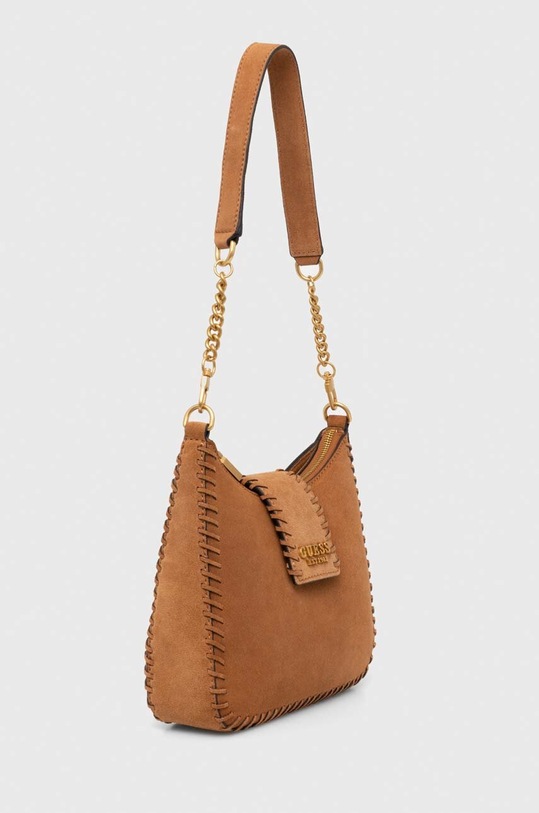 Guess torebka zamszowa LIBERA HWSA90.02020 brązowy AW24