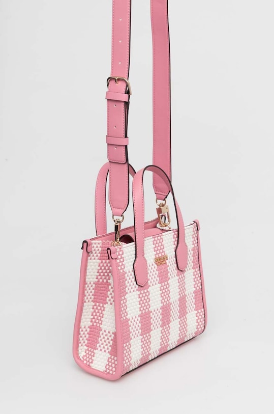 Guess torebka SILVANA HWGG86.65770 różowy AW24
