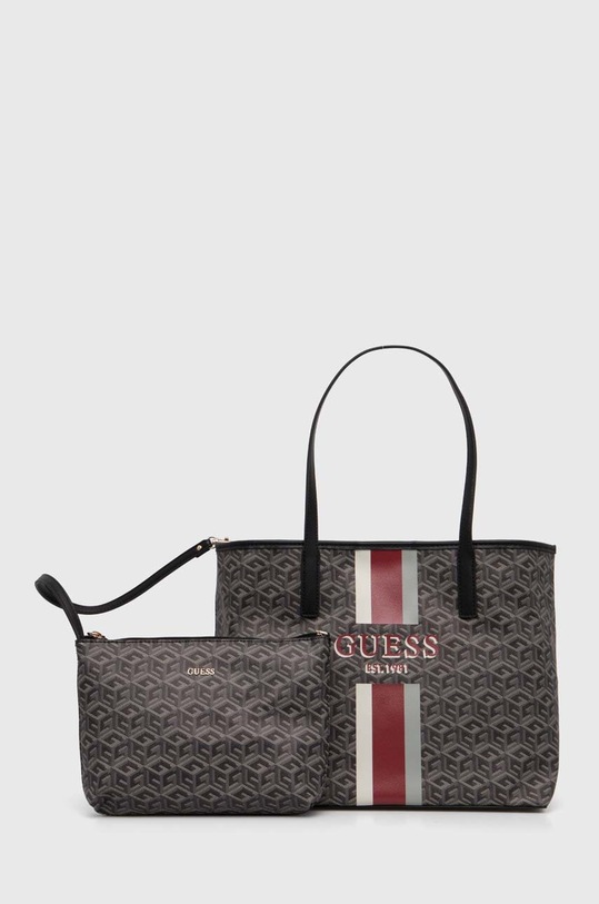 Kabelka Guess VIKKY vzorovaný černá HWSV93.18280