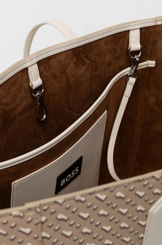 Τσάντα BOSS 50523322 μπεζ