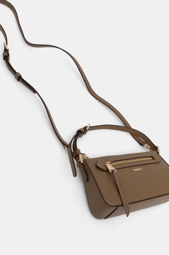 Kožená kabelka Dkny zelená R42HKE18