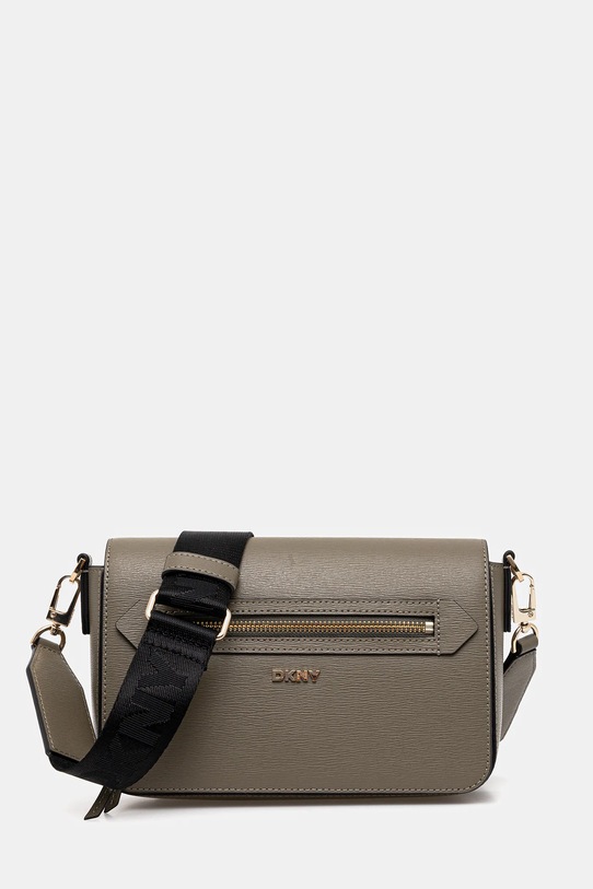 Dkny torebka skórzana skóra licowa zielony R42E3E21