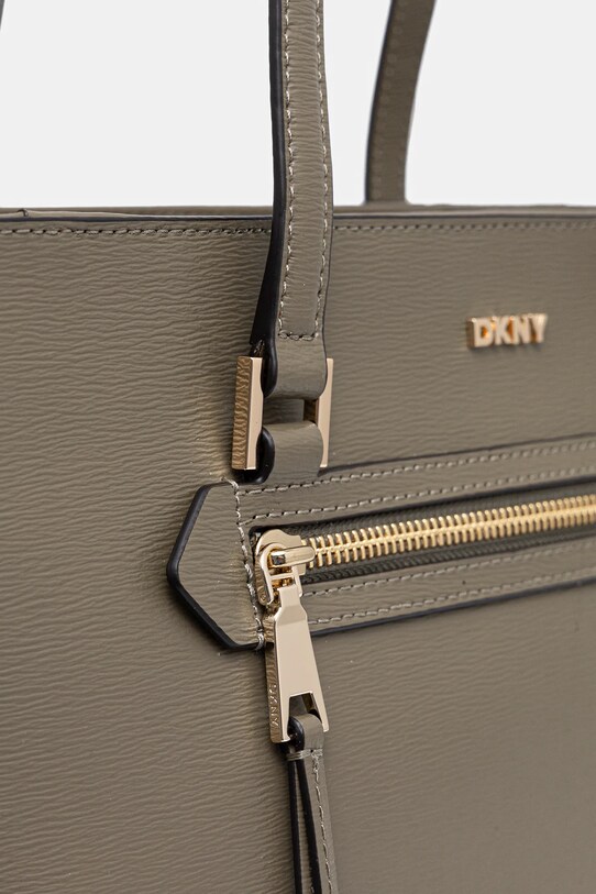 Dkny torebka skórzana zielony R42A3E20