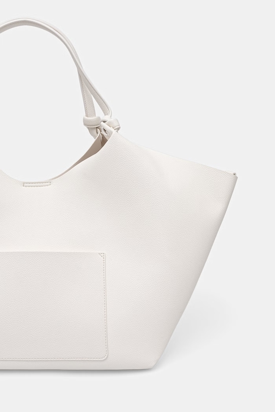 DKNY torebka shopper damska PAULA R42BAE48 biały