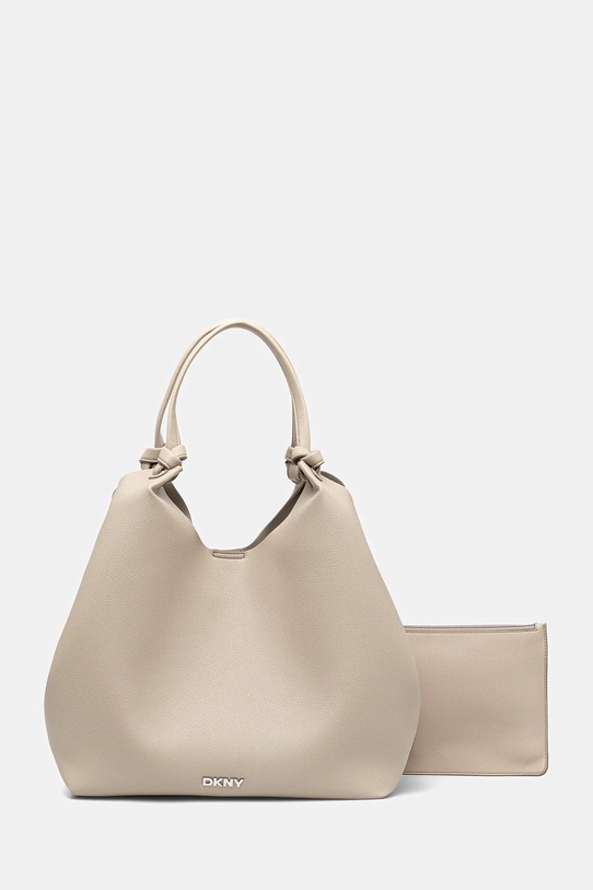 Dkny torebka mieści A4 beżowy R42BAE48